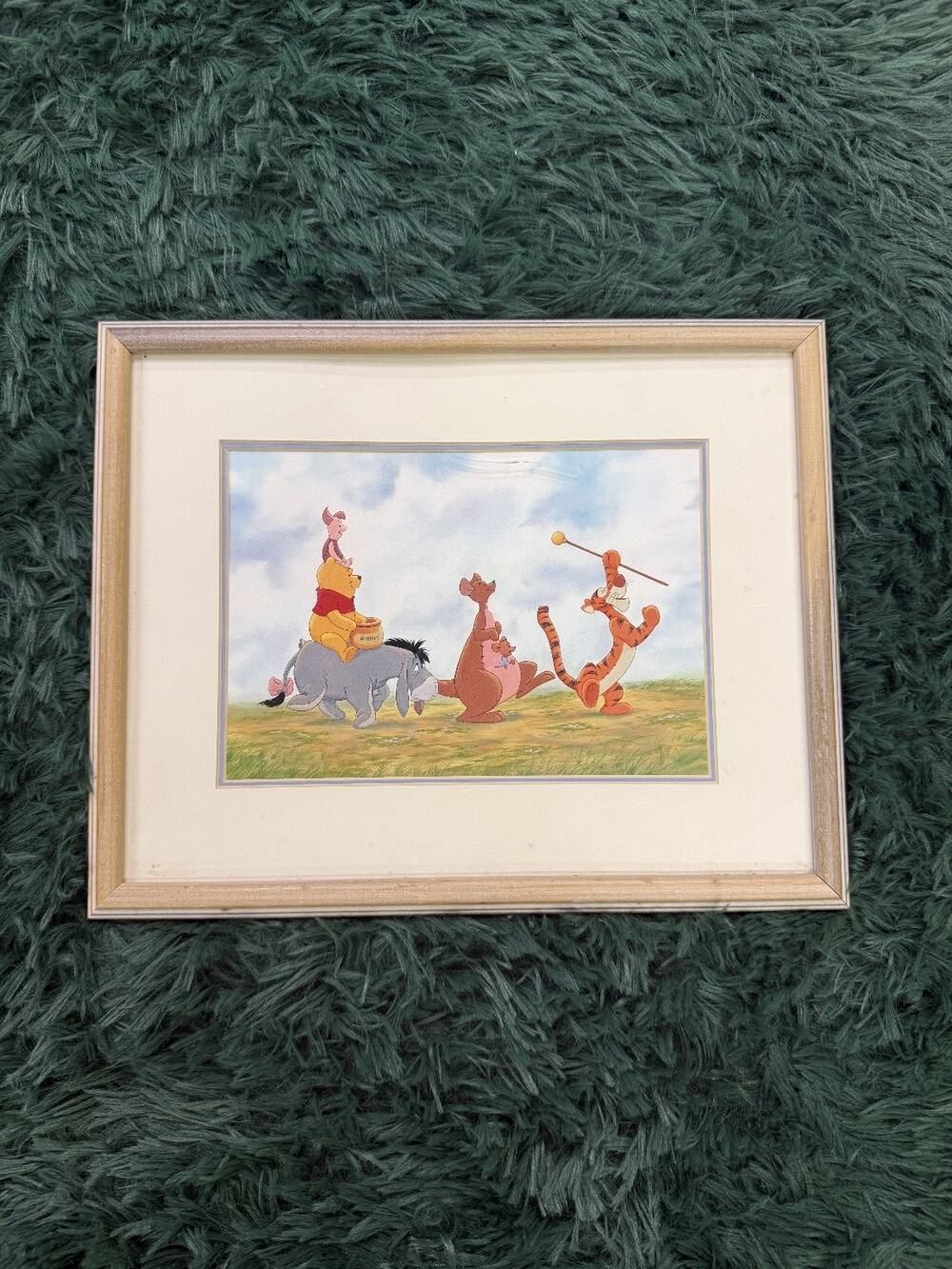 Disney Winnie the Pooh & Friends Framed Cel Art Print A.A. Milne E.H. Shepard